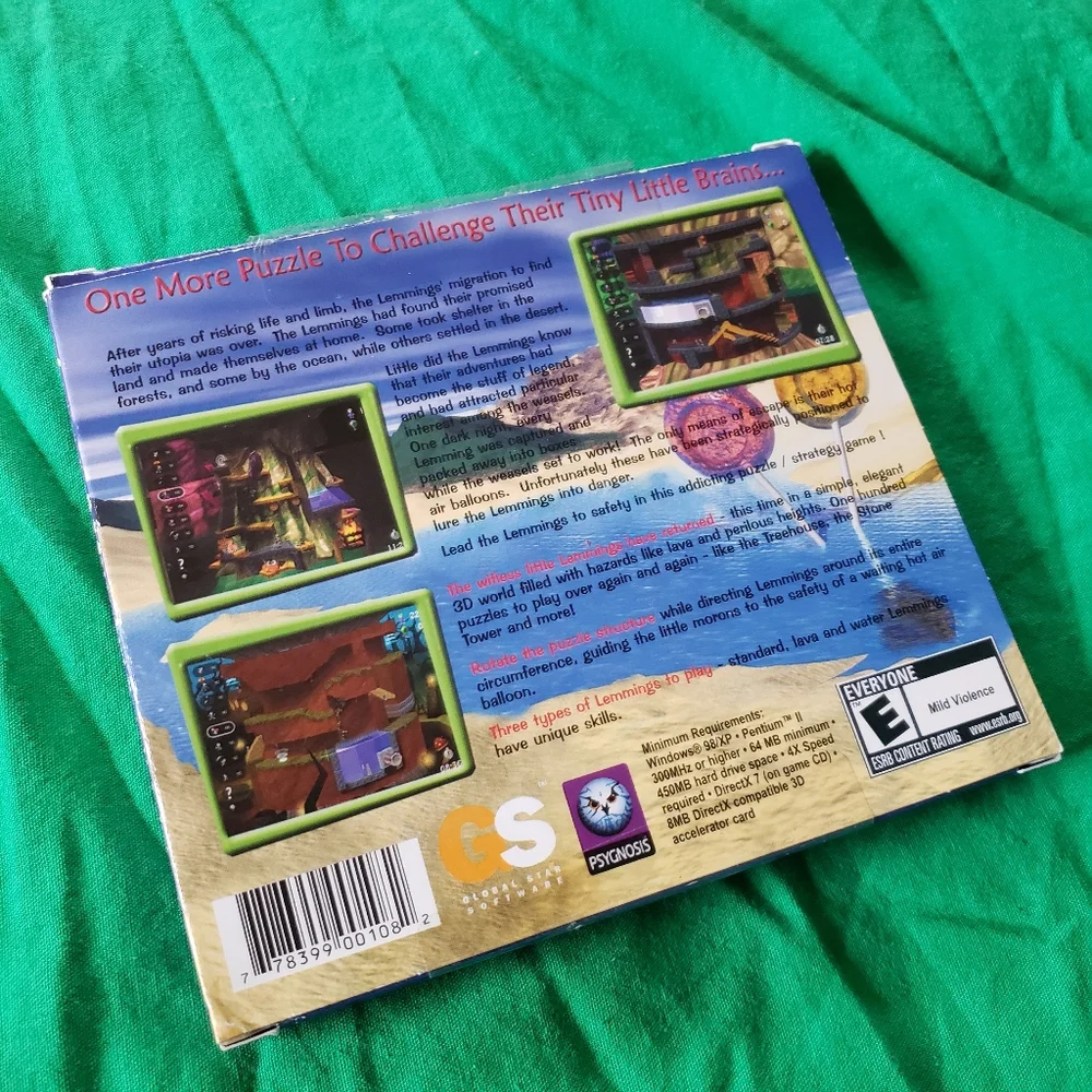 Lemmings Revolution (PC, 2000) CDROM Video Game